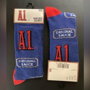 Novelty Silly Socks - A.1. Original Sauce